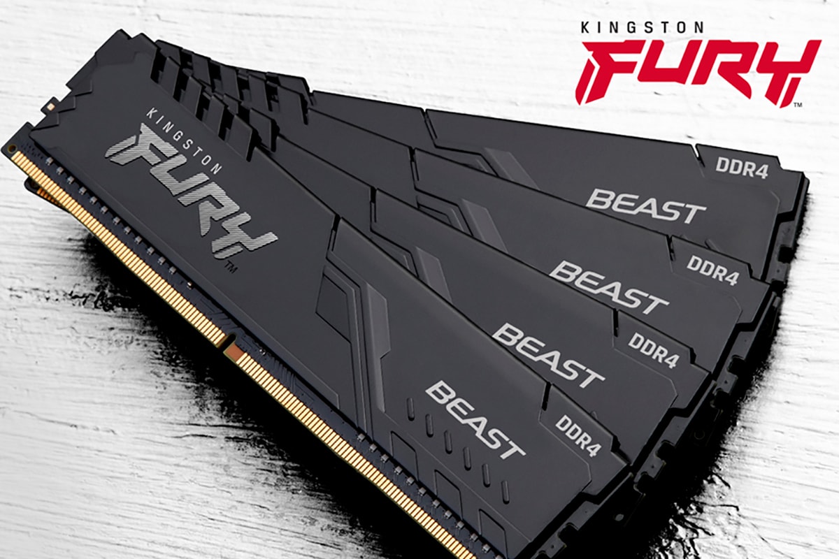 Memorie desktop KINGSTON Fury Beast, 8GB DDR4, 3200MHz, CL16